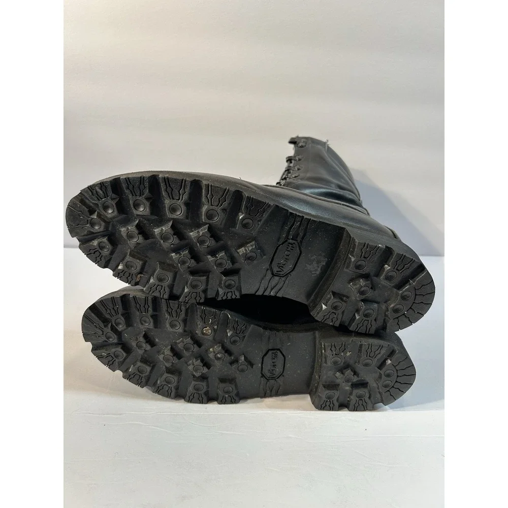 Red Wing 4475 Firefighter Boots Men's 9.5W Black Leather USA NFPA Vibram